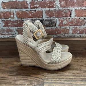 MICHAEL Michael Kors Gold Wedges